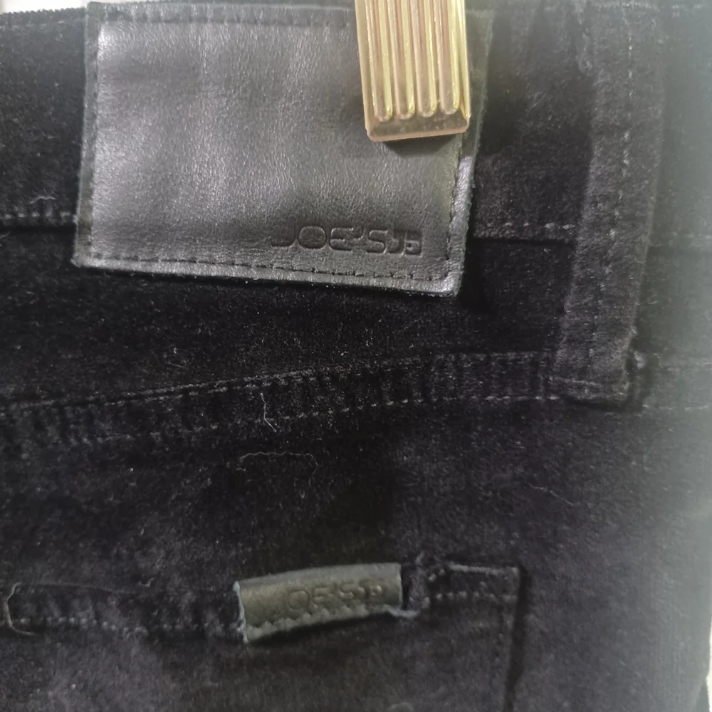 Joe's Jeans Velveteen Black Straight Leg Jeans - Picture 5 of 10